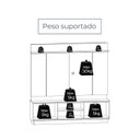Ver mais imagens de Painel Rack de Tv Siena Moderno 183,5cm com Rodizios Eras 956 Madetec