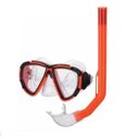 Ver imagem 1 de Kit Mergulho adulto e juvenil com mascara snorkel laranja