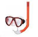 Ver imagem 1 de Kit Mergulho adulto e juvenil com mascara snorkel laranja