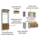 Ver imagem 5 de Armário de Cozinha Completa 270cm Branco/Rustic/Crema Jade Madesa 08