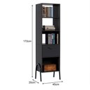 Ver imagem 5 de Armário Organizador Steel 1 Porta Preto – EJ Móveis