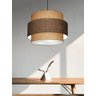 Lustre para Sala de Jantar Vivare Md-4396 Cúpula em Tecido 60cm Lustres Vivare Lustres com Desvio de - 5