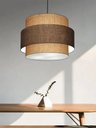 Ver imagem 5 de Lustre para Sala de Jantar Vivare Md-4396 Cúpula em Tecido 60cm Lustres Vivare Lustres com Desvio de