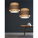 Ver imagem 7 de Lustre para Sala de Jantar Vivare Md-4396 Cúpula em Tecido 60cm Lustres Vivare Lustres com Desvio de