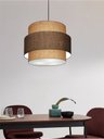 Ver imagem 6 de Lustre para Sala de Jantar Vivare Md-4396 Cúpula em Tecido 60cm Lustres Vivare Lustres com Desvio de