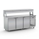 Ver imagem 1 de Balcão de Serviço Refrigerado Condimentador 2,00 Metros Inox Bsrc2000 220v - Refrimate