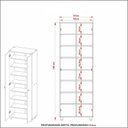 Ver imagem 4 de Armário Lavanderia Multiuso Com 2 Portas Cr30005 Branco