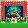 Kit Festa Aniversário Ben 10 Decoração Kit Ouro - 1