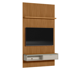 Painel Ripado Modular 140cm Nicho Nature Off White Linea Brasil - 3
