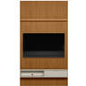 Painel Ripado Modular 140cm Nicho Nature Off White Linea Brasil - 1