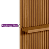 Painel Ripado Modular 140cm Nicho Nature Off White Linea Brasil - 5