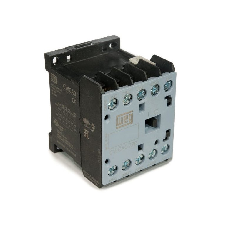 Mini Contator Weg Tripolar CWCA0 2NA+2NF 220Vca Mini Contator Weg Tripolar CWCA0 2NA+2NF 220Vca