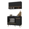 Armário de Cozinha Modulada Compacta 105cm com Balcão para Cooktop Veneza Multimóveis Mp2260 - 2