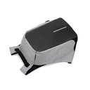 Ver imagem 3 de Mochila USB Antifurto Impermeável Cinza para Notebook