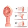 Ventilador Portátil para Mesa Recarregável com Base Cor:rosa - 2