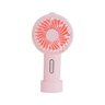 Ventilador Portátil para Mesa Recarregável com Base Cor:rosa - 1
