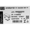 Módulo Interruptor Intermediario Refinatto 10a Weg Preto - 5