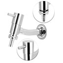 Ver imagem 2 de Torneira para Tanque/jardim Reta Parede com Bico Metal 1/4v