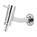 Ver imagem 1 de Torneira para Tanque/jardim Reta Parede com Bico Metal 1/4v