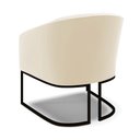 Ver imagem 5 de Poltrona Decorativa Industrial Preto Kit 2 Stella Veludo D03 - D'Rossi