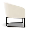 Ver imagem 4 de Poltrona Decorativa Industrial Preto Kit 2 Stella Veludo D03 - D'Rossi