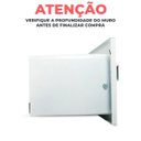 Ver imagem 2 de Caixa de Correio Inox  Embutir Design Elegante e Durável