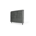 Ver imagem 1 de CABECEIRA DE CAMA BOX 90cm SOLTEIRO  ANA  SUEDE CINZA TOPÁZIO