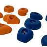 Kit com 12 Agarras P para parede de escalada Laranja e Azul - 4