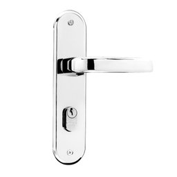 Fechadura Linha 1300 - Externa - Onix - Espelho Zero Cromado - 1