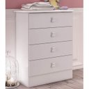 Ver imagem 5 de Cômoda de Bebê 4 Gavetas 1320 Baby Branco