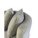Ver imagem 7 de Poltrona Linha Giratória Orgânica Tecido Design Sofisticado Sala de Estar Living