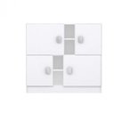 Ver imagem 4 de Cômoda de Bebê 4 Portas Branco