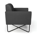 Ver imagem 4 de Kit 2 Poltronas Base X Industrial Preto Marisa Corino Preto D03 - D'Rossi