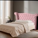 Ver imagem 2 de Cabeceira Casal Queen Size Estofada para Cama Box Ayla Veludo