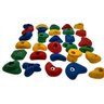 Kit com 30 Agarras tamanhos M e G para parede de escalada - 1