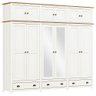 Guarda Roupa Roupeiro 12 Portas 3 Gavetas Topázio 9134bf Branco Freijó Finestra - 4