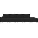 Ver imagem 5 de Sofá Ilha Modular para Sala 392cm com Puff Dublin K01 Veludo Preto