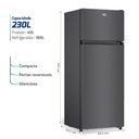 Ver imagem 3 de Geladeira Refrigerador Hq Defrost 230 Litros Preto Hq-230RDFS
