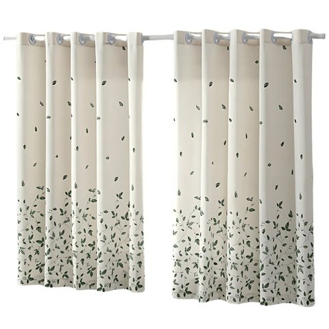 Cortina P/ Cozinha - Athenas - Olga - Botânica - 3,20m X 1,20m - P/ Varão - Dohler