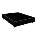 Ver imagem 2 de Cama Box com Colchão Casal Comfort Prime Semi Ortopédico Espuma D33 60X138X188 Preto
