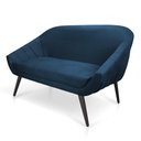 Ver imagem 6 de Namoradeira Suede Azul Marinho de Ferro