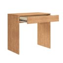 Ver imagem 4 de Mesa Escrivaninha Office X 75,5 Infinity 1 Gaveta 80cm Cedro Marrom