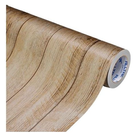 Papel Parede Decorativo Alltak Lavável Todos Modelos 60cmx1m - Wood Valencia