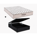 Ver imagem 1 de Cama Bau Casal Bipartido Preto Colchão Fit D45 Espuma 138x188 - Ortobom