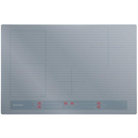 Cooktop de Indução Brastemp Flexizone 4 Queimadores Branco 220v Bdj77abbna