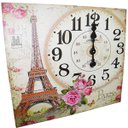 Ver imagem 3 de Relógio de Parede Grande Decoração Torre Eiffel Vintage Retro (xin-05)