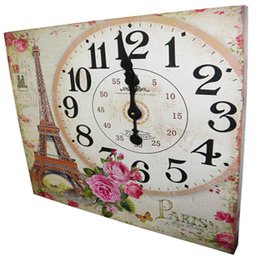 Relógio de Parede Grande Decoração Torre Eiffel Vintage Retro (xin-05) - 4 Relógio de Parede Grande Decoração Torre Eiffel Vintage Retro (xin-05) - 4