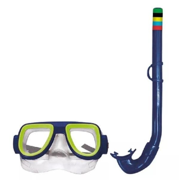 Kit Mergulho modelo criança juvenil com máscara snorkel