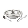 Conjunto Para Servir 36cm 3 Peças Inox Class Home - 1