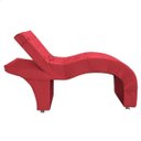 Ver imagem 3 de Maca Estética Estofada Reclinável Ergonômica Spa Suede Yara:Vermelho
